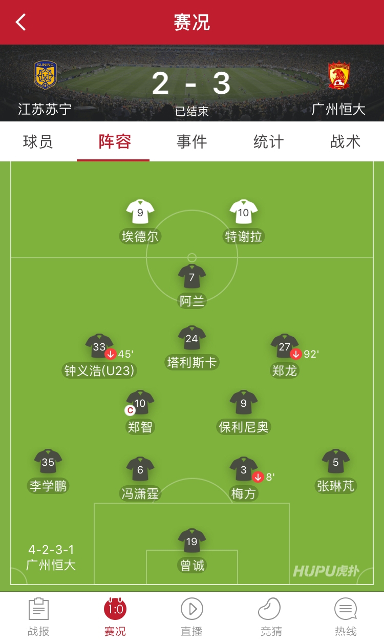 开云体育官方网站-江苏苏宁客场战平广州恒大，积分榜领先的简单介绍